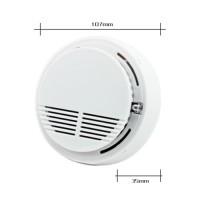 Independent photoelectric smoke alarm